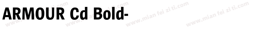 ARMOUR Cd Bold字体转换